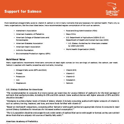 Support for Salmon