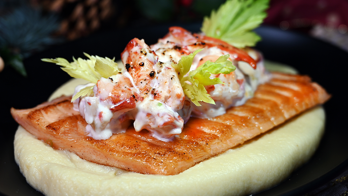 Chilean Salmon Lobster Gratinee 4x4