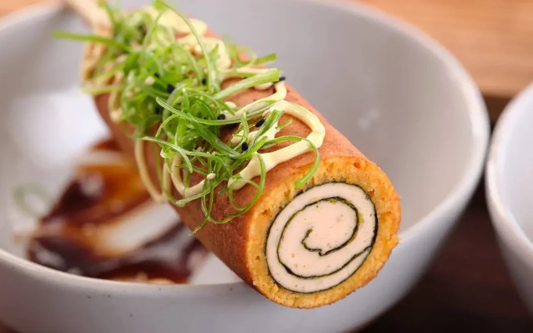 Crispy Chilean Salmon Corn Dog
