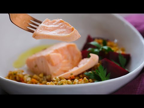 How to poach chilean salmon